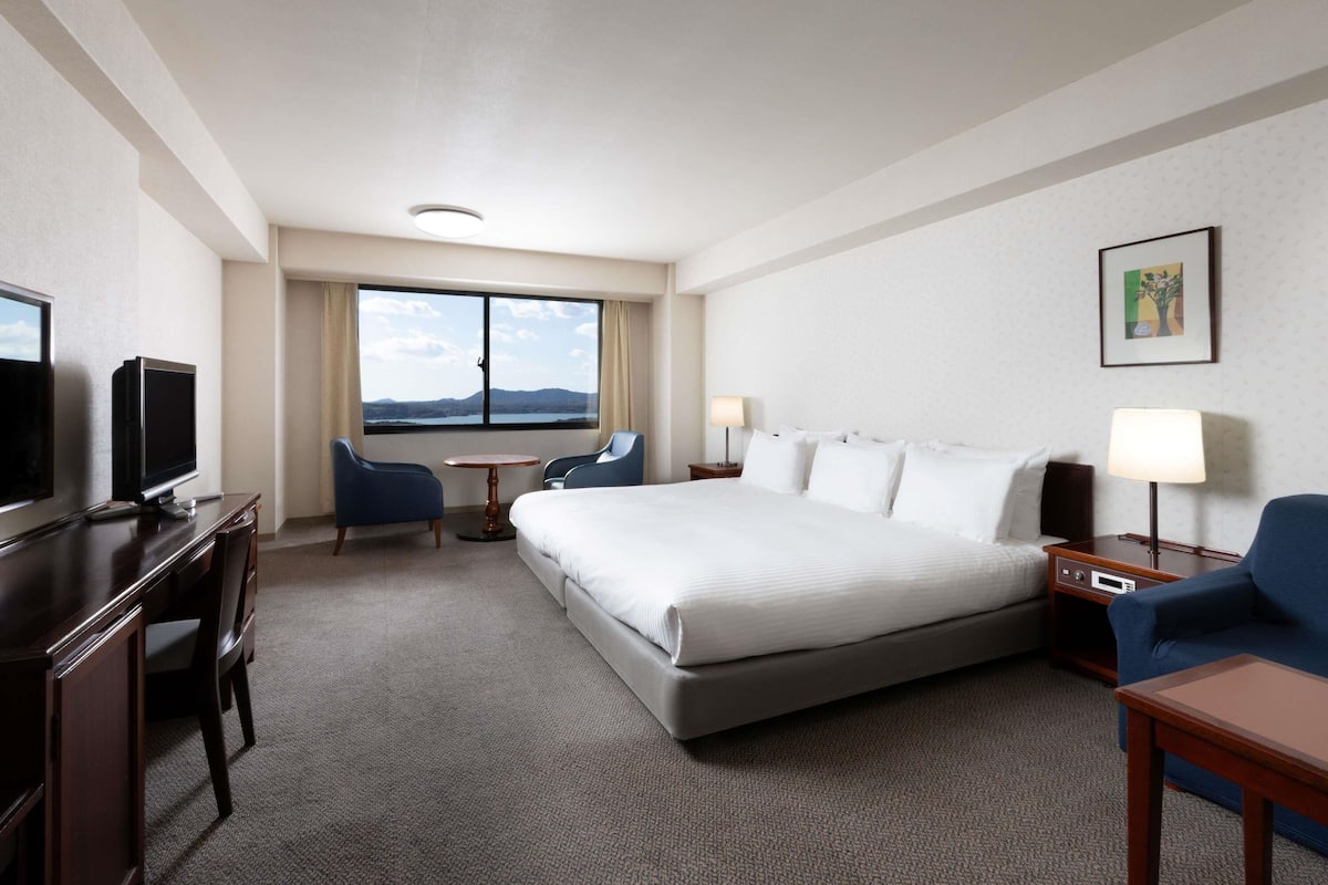 Chambre classique, 2 lits jumeaux, vue sur la mer (Hollywood Twin) | Coffre-fort, rideaux dâobscurcissement, accĂšs au Wi-Fi (inclus)