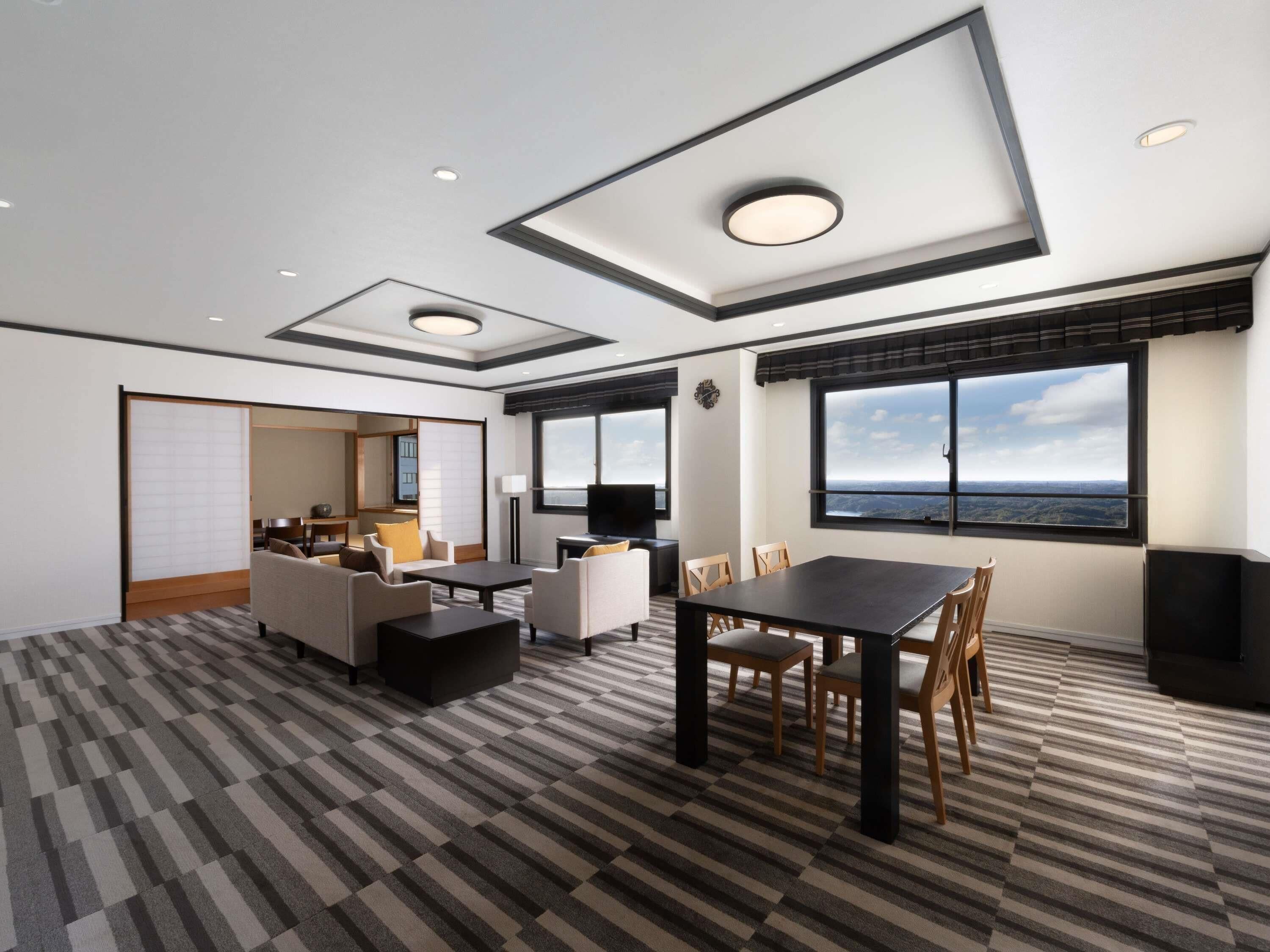 Suite Deluxe, diversos llits, vistes al mar | Caixa forta a l'habitació, cortines opaques i wifi gratuïta 
