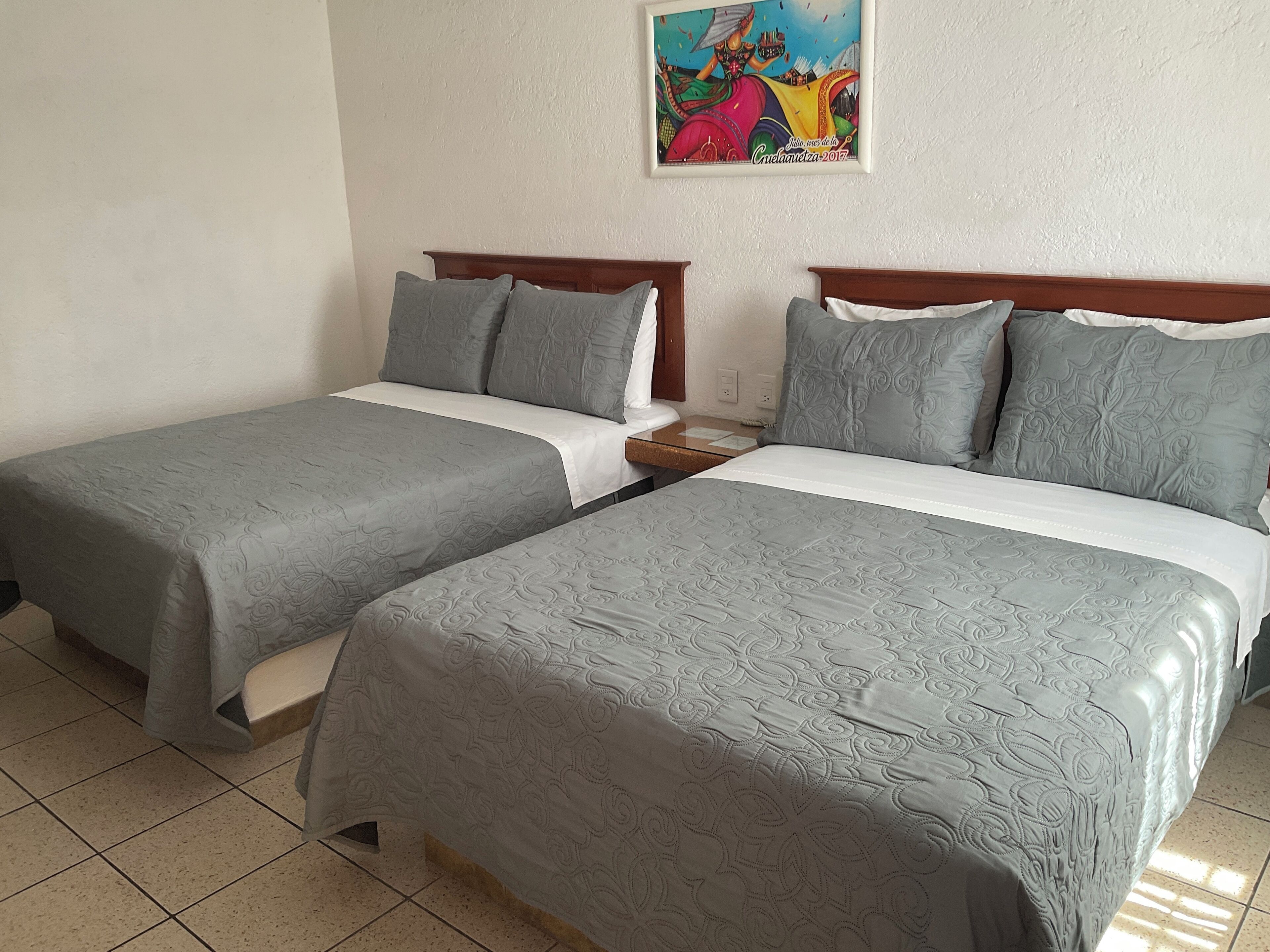standard room, 2 double beds | 1 bedroom, premium bedding, in-room safe, desk