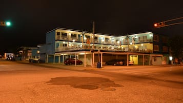Front of property – evening/night