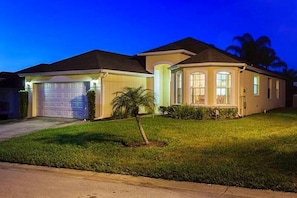 Front of property - evening/night