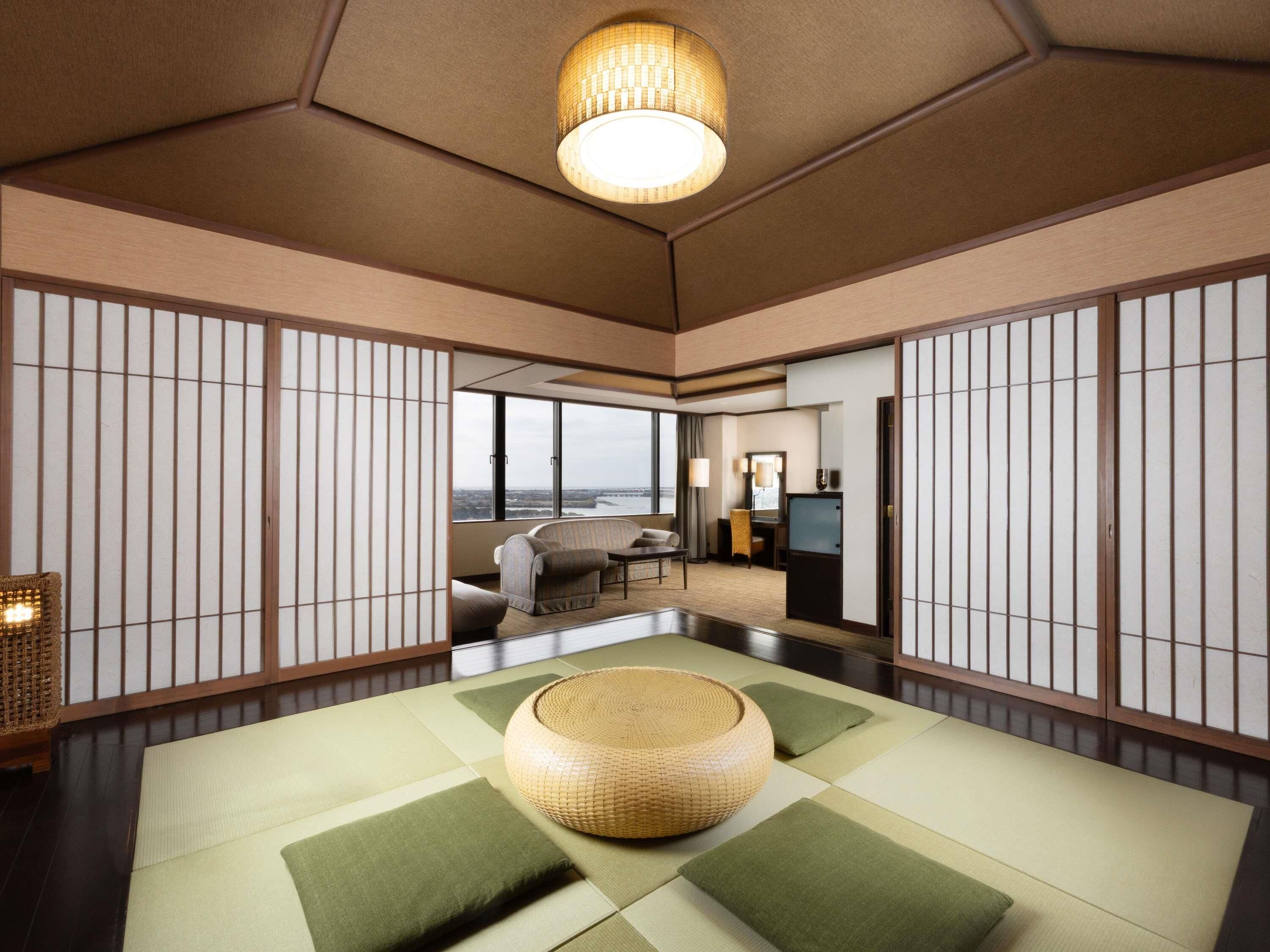 Phòng Suite phong cách cổ điển, nhiều giường (Japanese Western Style) | Két bảo mật tại phòng, bàn ủi/dụng cụ ủi quần áo 