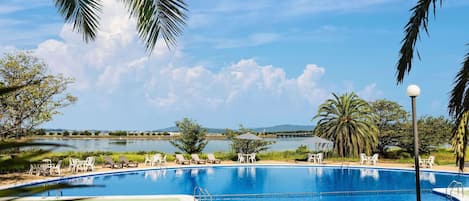 Seasonal outdoor pool