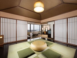 Classic Suite, Multiple Beds (Japanese Western Style) | In-room safe, iron/ironing board, free WiFi, bed sheets