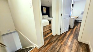 Economy Condo, Multiple Beds, Kitchenette (Pet Friendly) | Desk, laptop workspace, soundproofing, iron/ironing board - Cloud 9 Inn (Whitecourt)