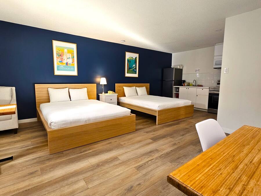 Standard Double Room, 2 Queen Beds, Kitchen
