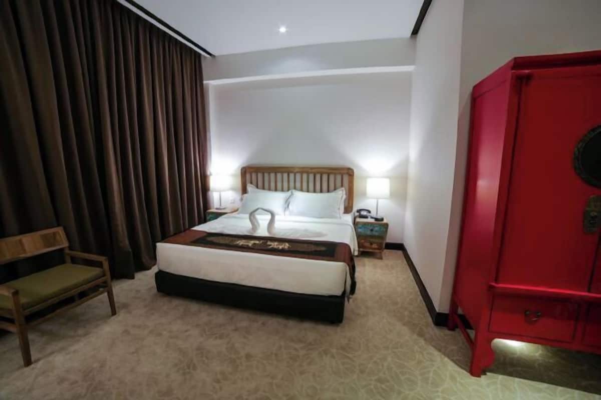 In-room safe, desk, blackout curtains, soundproofing