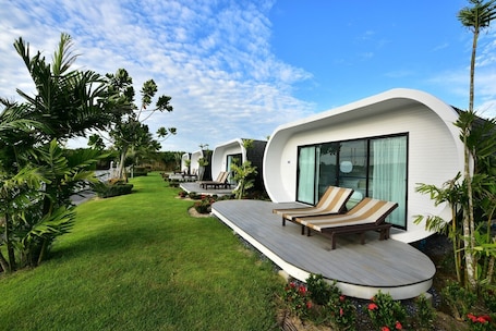 标准小屋, 1 间卧室, 海港景观, 水上 | 客房内保险箱、特色装修、笔记本电脑工作区、遮光窗帘