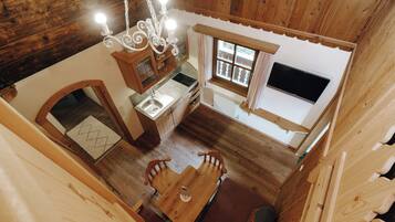 Family Cabin, Multiple Beds, Non Smoking, Balcony | Living area | 17-inch flat-screen TV with cable channels, TV