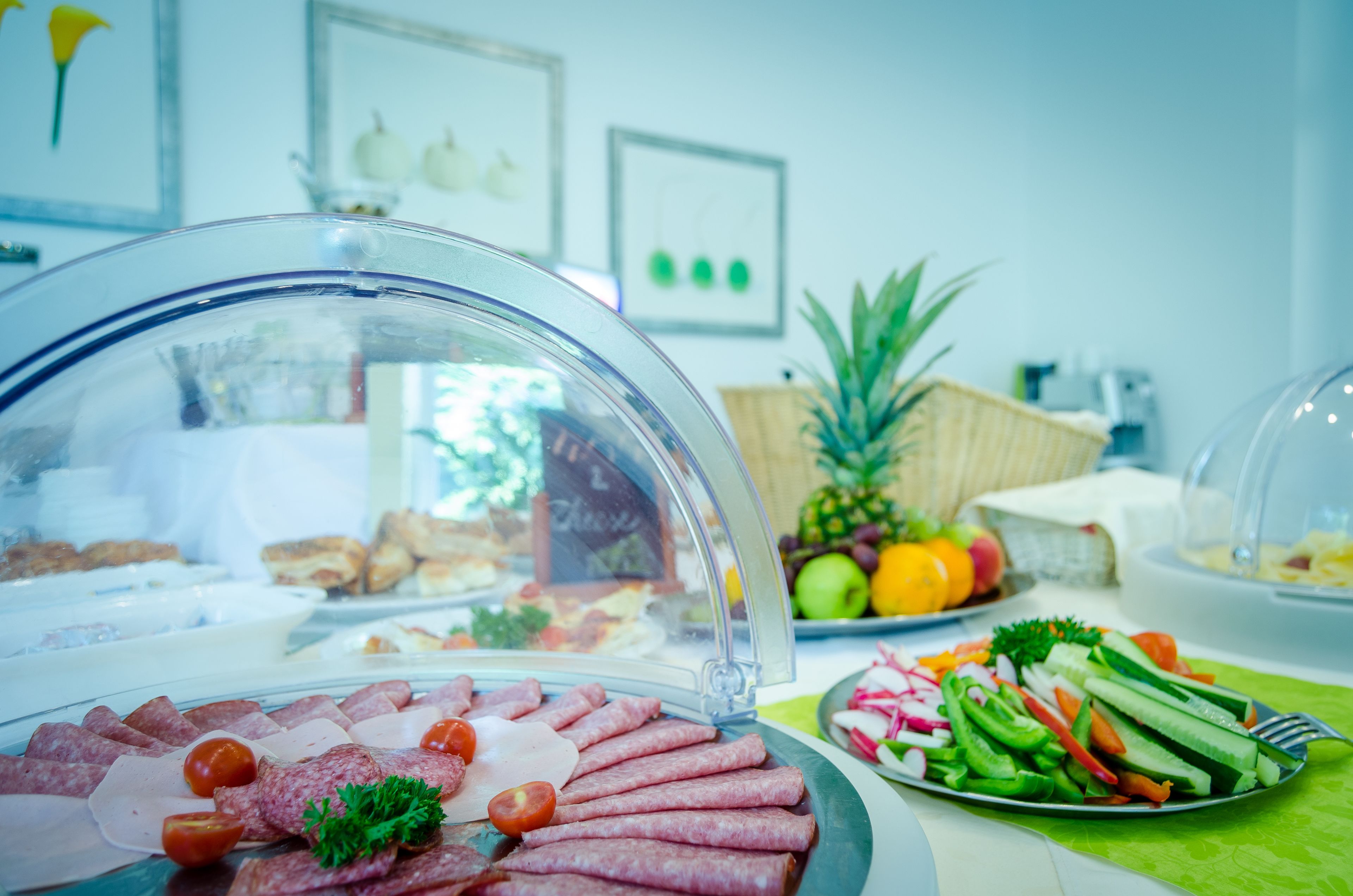 daily buffet breakfast (eur 9.00 per person)