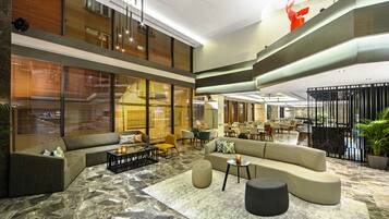 Sitzecke in der Lobby