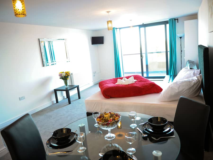 Studio - delat badrum (3 Guests) | Strykjärn/strykbräda