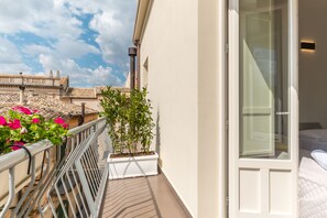 Habitación doble clásica | Vista del balcón