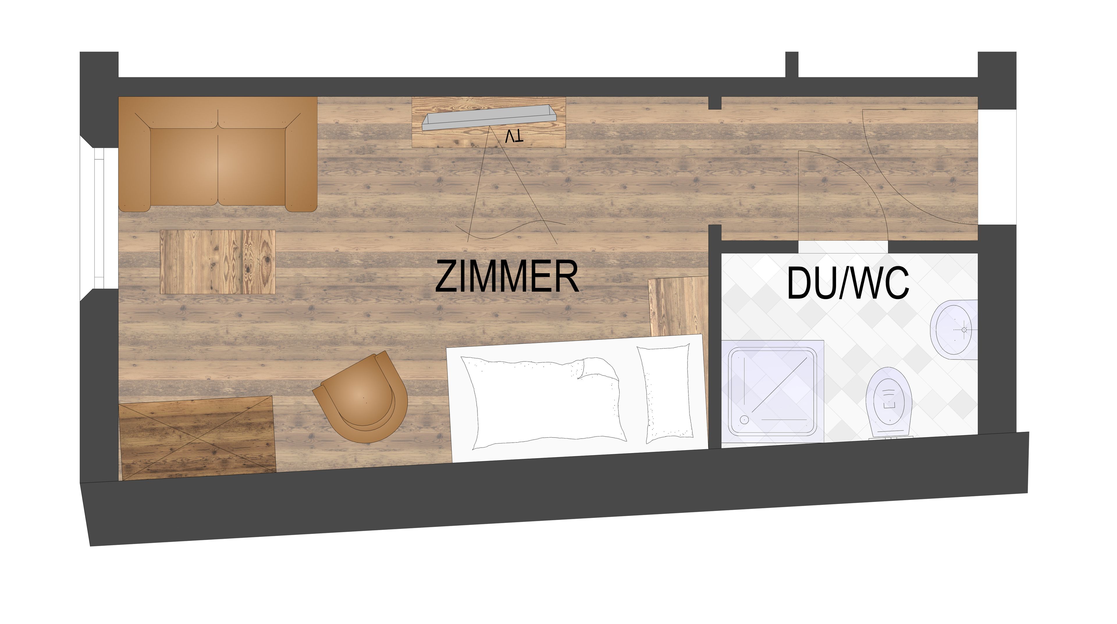 single room | floor plan
