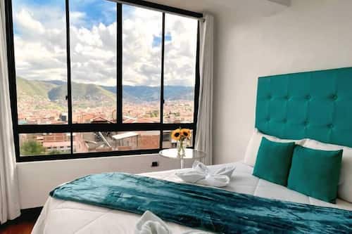 Apartamento luxo, 3 quartos | Roupas de cama antialérgicas, edredons de pluma