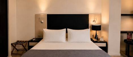 Minibar, in-room safe, cribs (free), WiFi (free)