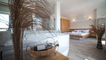 Free toiletries, hair dryer, slippers, towels