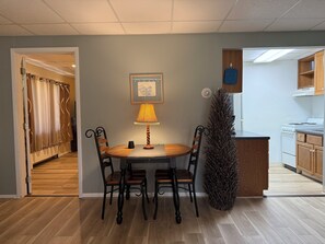 Basic Apartment | Private kitchen | Fridge, microwave, coffee/tea maker