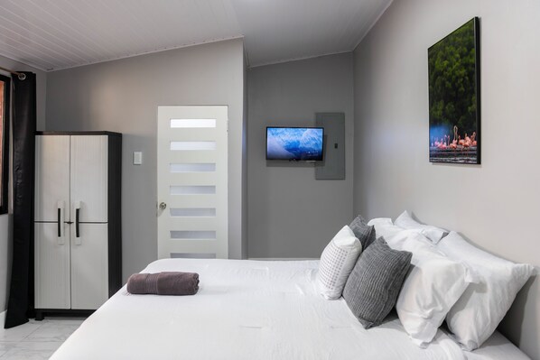 Classic Double Room | Individually furnished, blackout drapes, free WiFi, bed sheets - Tony's Guest House (Diego Martin)