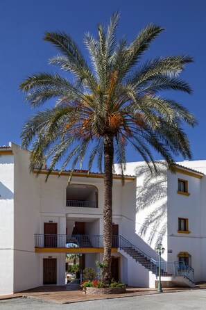 Voorkant van accommodatie