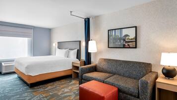 42-inch flat-screen TV with cable channels, TV, pay films