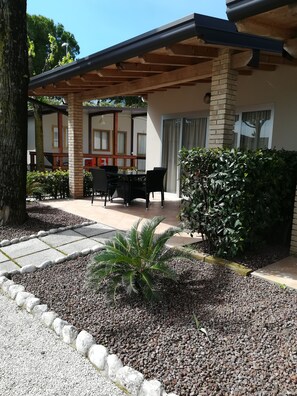 Terrace/patio - Camping Villaggio dei Tigli (Padenghe sul Garda)