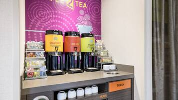 Free daily self-service breakfast