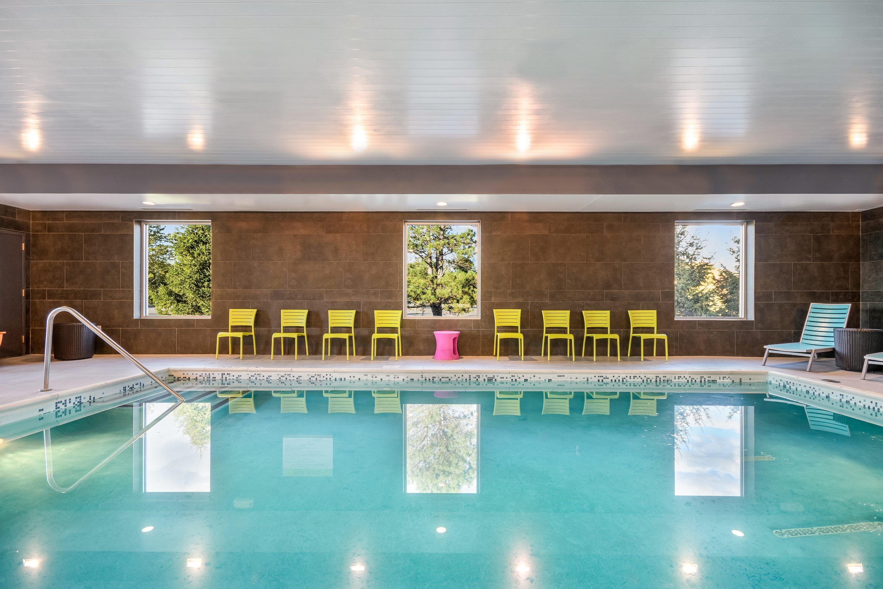 Una piscina techada
