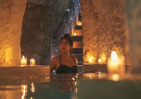 Salas de tratamiento para parejas, masajes con piedras calientes