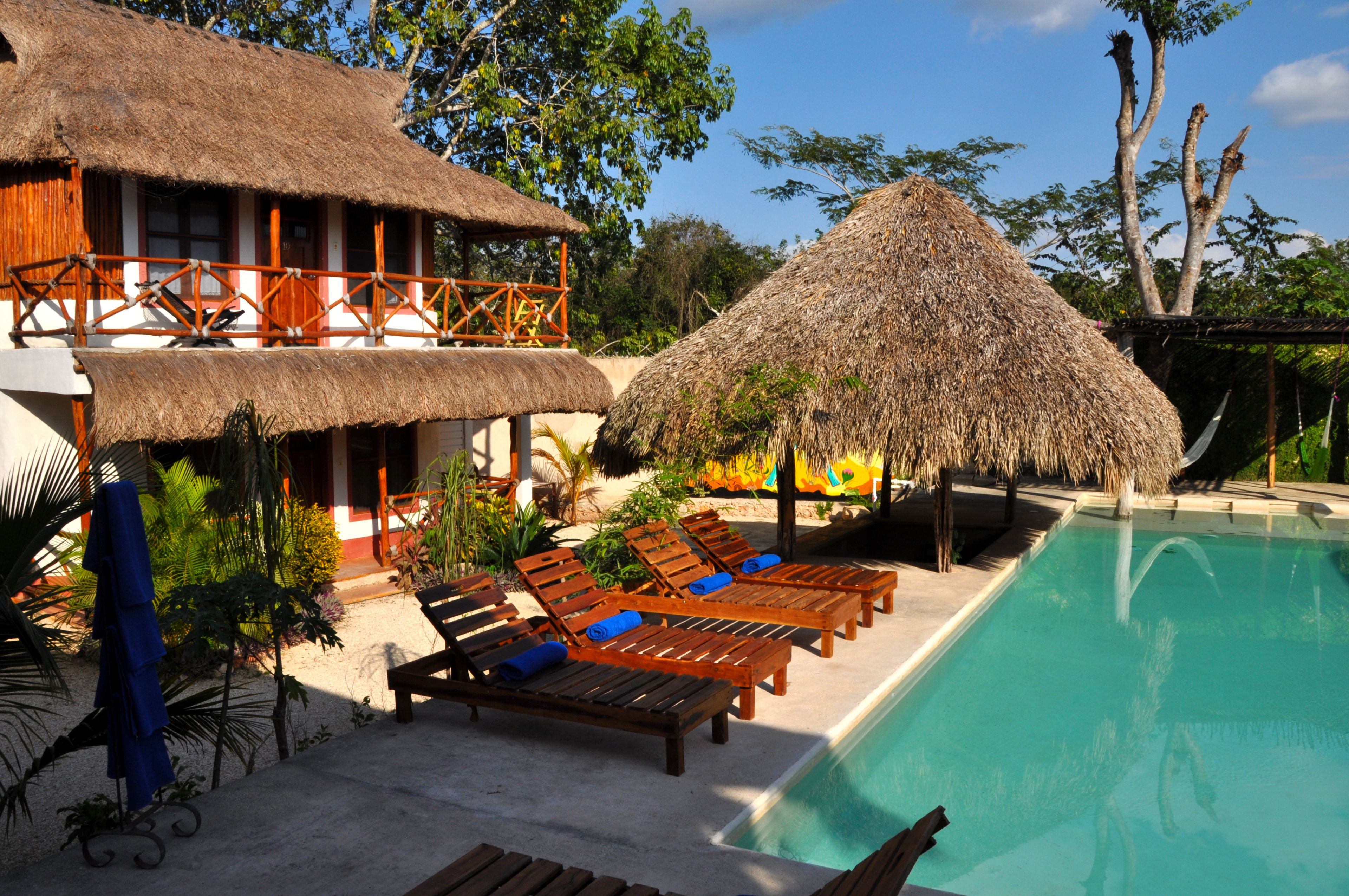 Indoor pool, outdoor pool