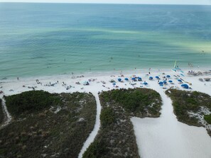 Beach nearby, white sand
