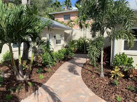 Estudio, 1 cama de matrimonio grande, vistas a la piscina (UNIT3) | Terraza o patio