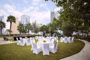 Zona para bodas al aire libre
