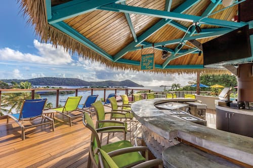 Poolside bar