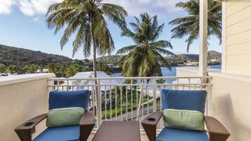 Uitzicht vanaf balkon