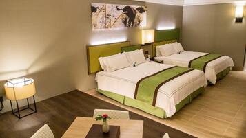 Down duvets, in-room safe, soundproofing, free WiFi