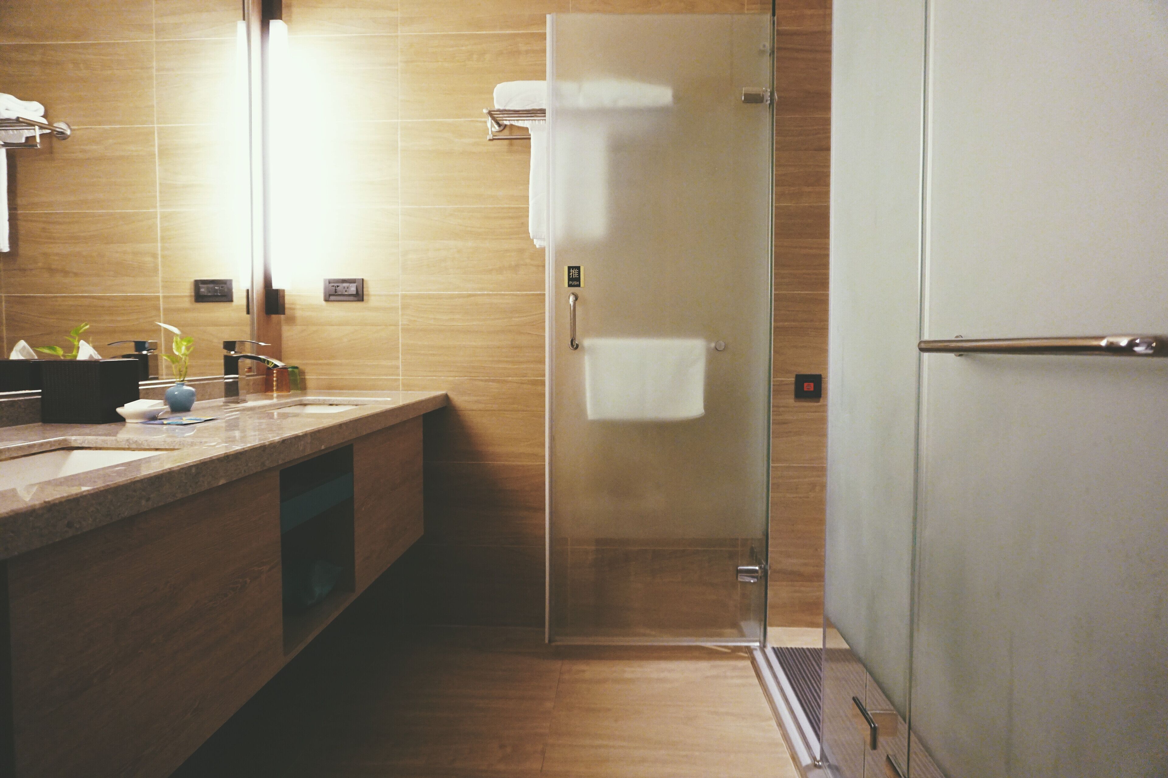 room, 2 queen beds | bathroom | hair dryer, slippers, bidet, towels