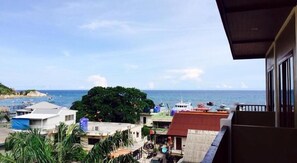 Blick von der Unterkunft