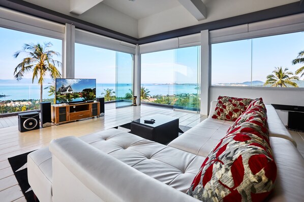Villa, 3 Bedrooms, Private Pool | Living room | Flat-screen TV - NB Villa Natasha (Koh Samui)