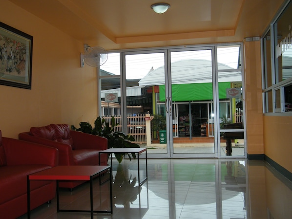Interior entrance