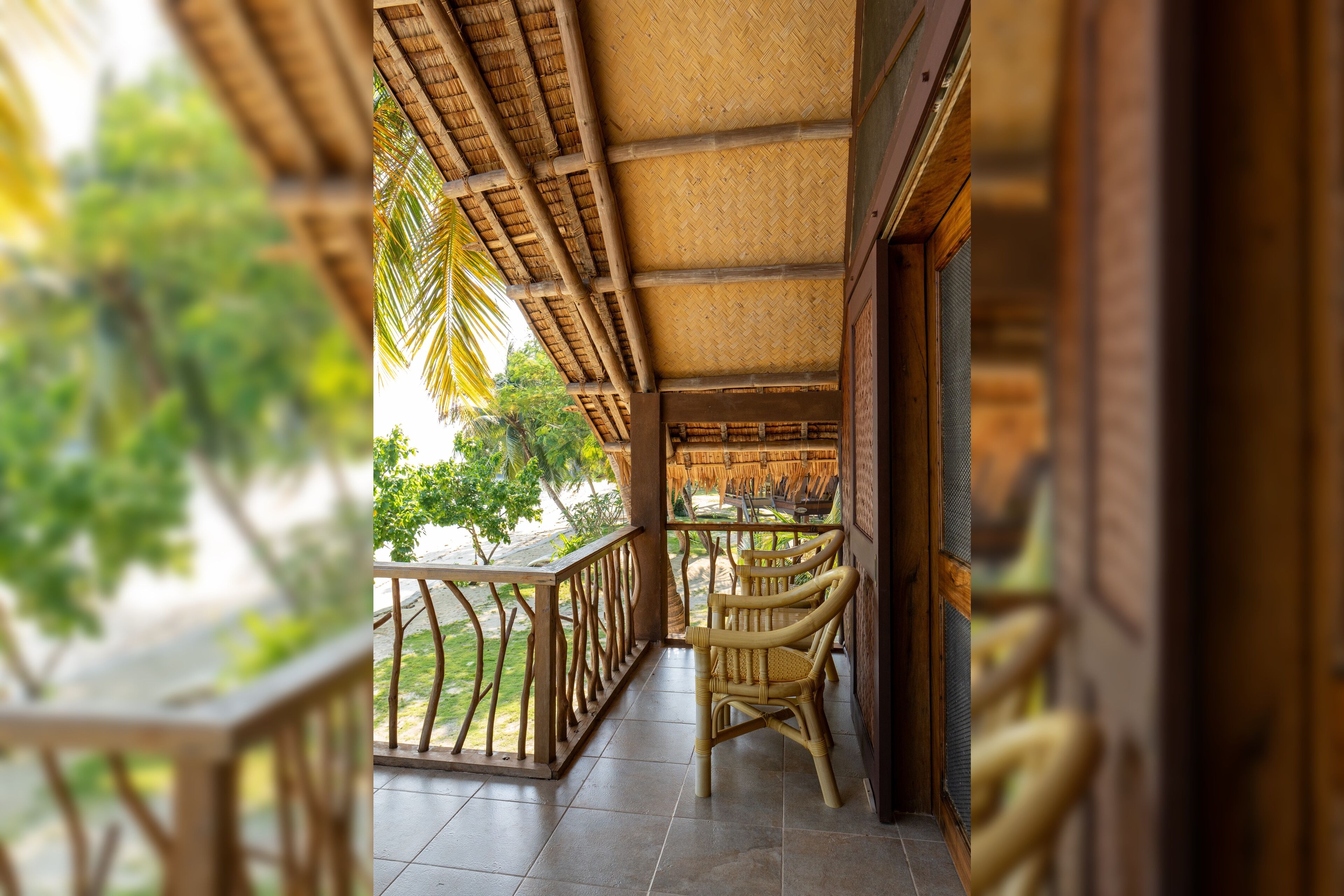 Beachside Chalet with AC | Terraza o patio