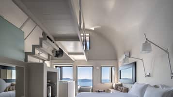 Ropa de cama de alta calidad y minibar