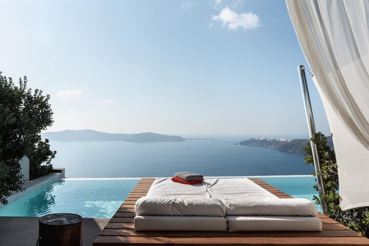 Suite superior, alberca privada, vista al mar | Vista desde la habitación