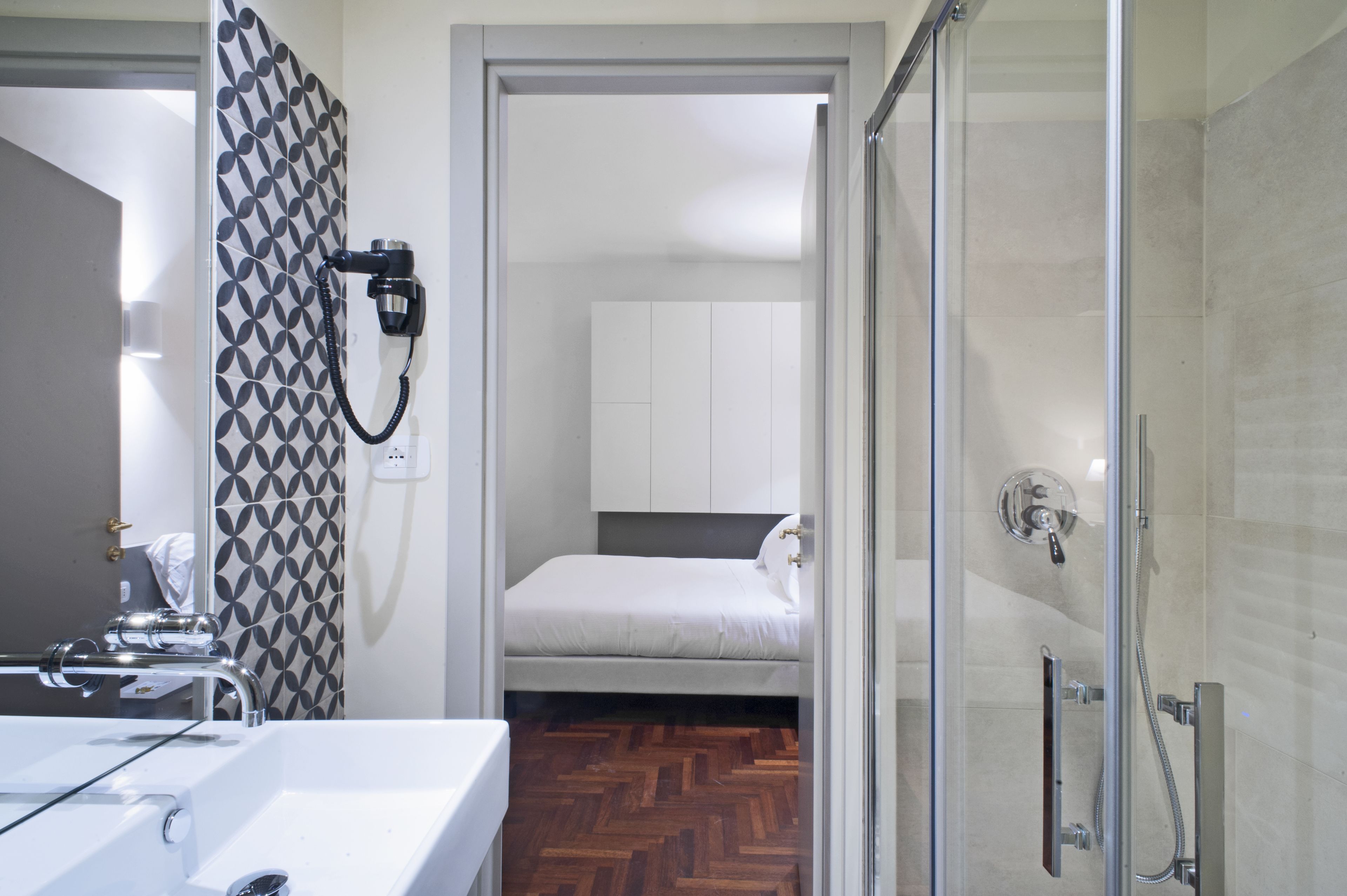 free toiletries, hair dryer, slippers, bidet