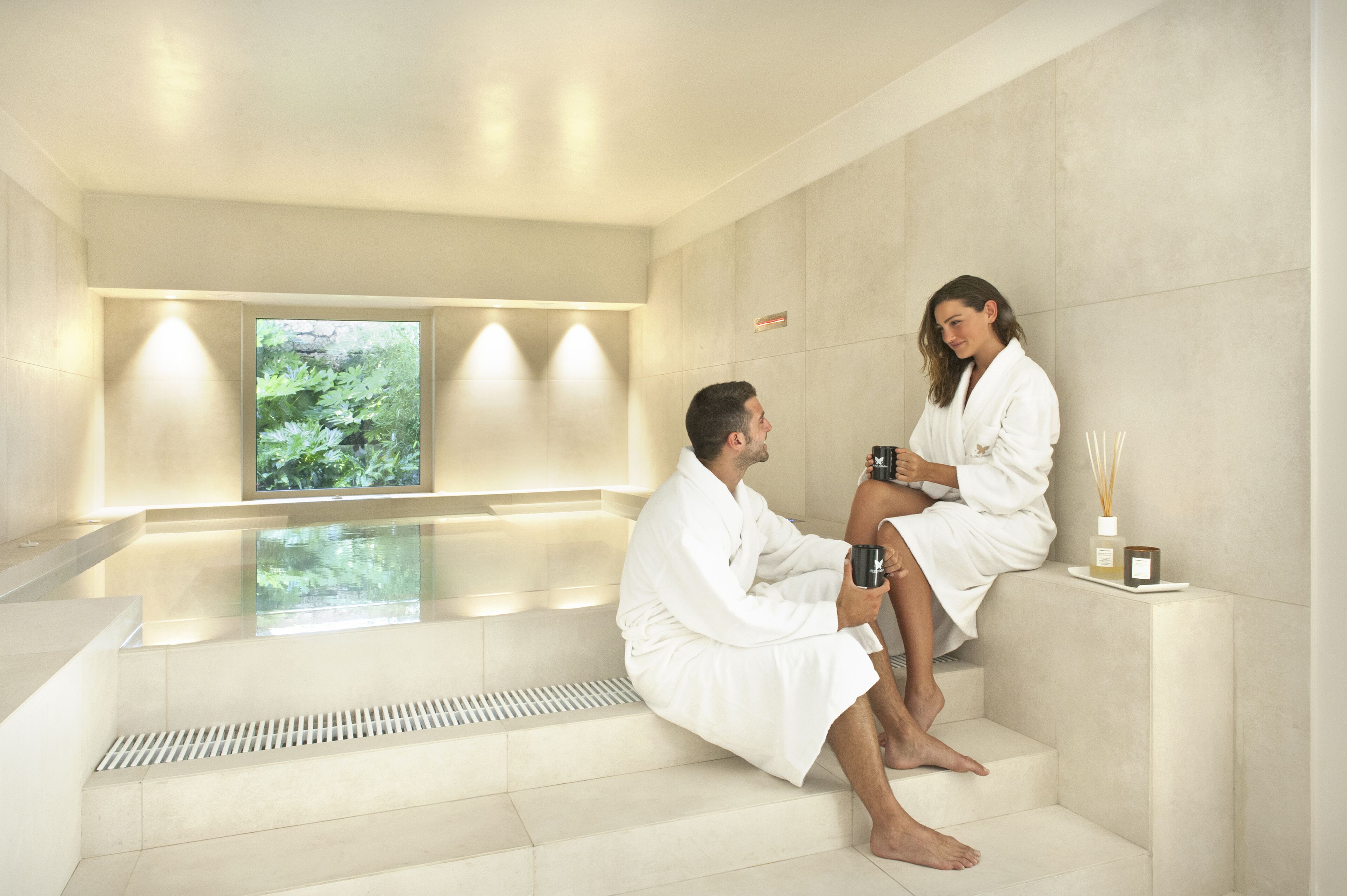 sauna, body treatments, mud baths, hot stone massages