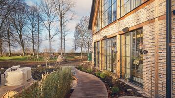 Overnatningsstedets facade