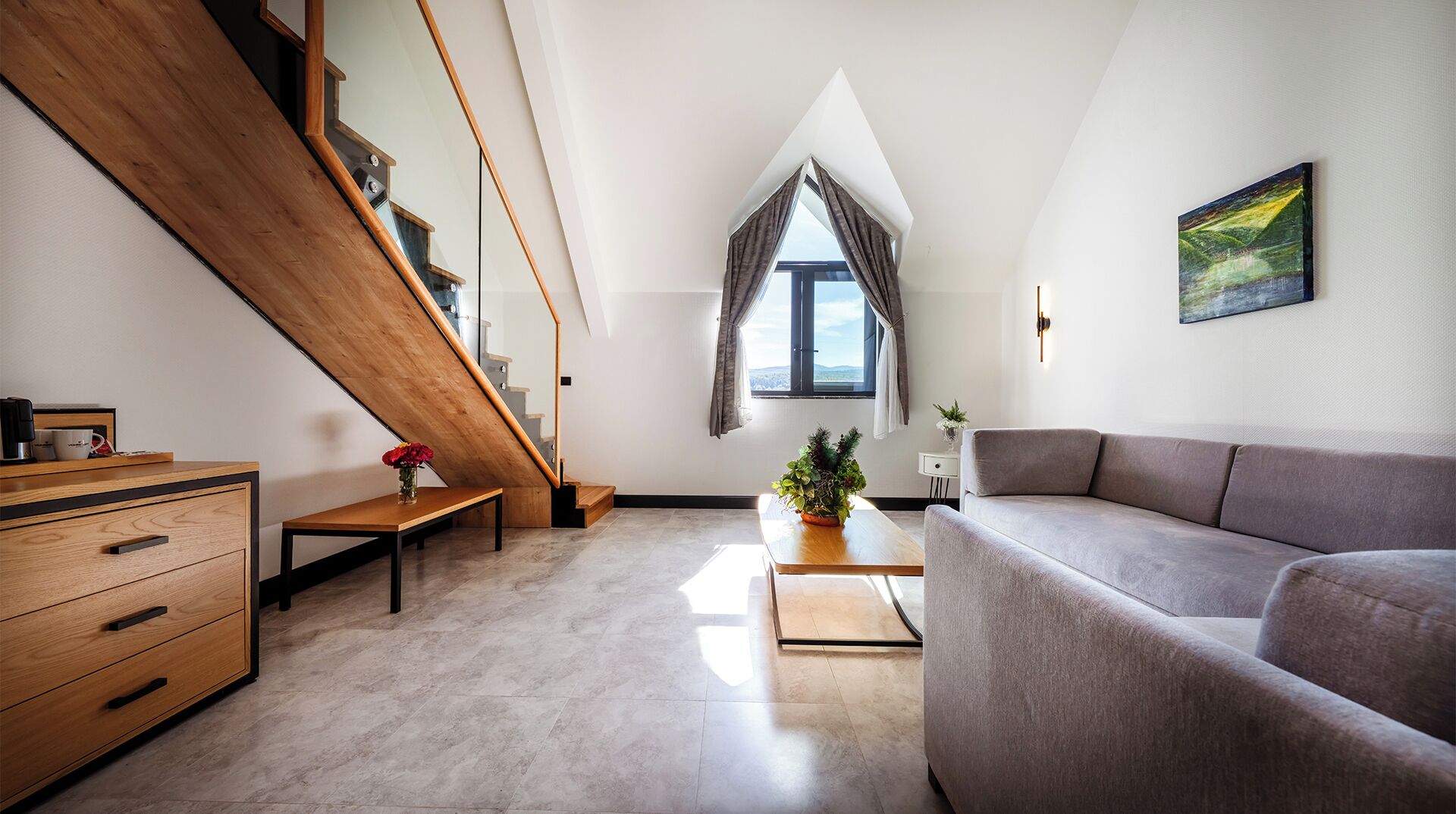 Roof Dublex Suit - Main Building | Sengetøy av topp kvalitet, safe på rommet og lydisolert