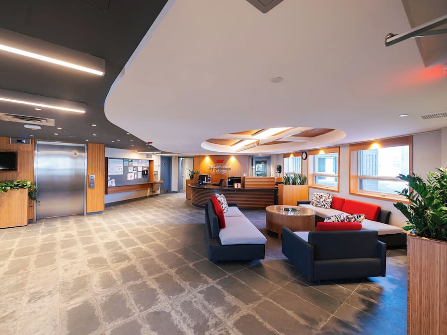 Zona de estar del vestíbulo