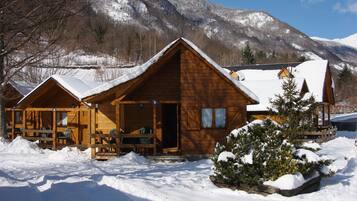 Bungalow, 3 chambres (7 people) | Terrasse/Patio