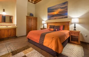 Selimut bulu angsa, brankas, dan didekorasi berbeda-beda